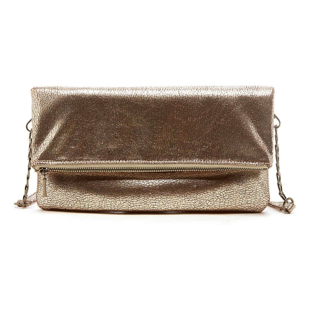 *NWT Sole Society | Silver Jezebel Clutch Crossbody - Picture 1 of 1